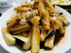 蛤蜊肉拌茄子-华春餐馆(鱼山路店)