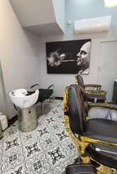 -595barbershop美式油头