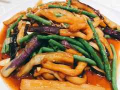 茄豆合炒-香山家宴