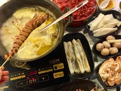 安格斯牛肉-鲜入围煮花胶鸡海鲜火锅