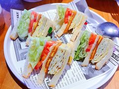 火腿蛋三明治-Thanks美式餐厅(汉堡咖啡店)