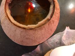 泰式椰皇炖乌鸡汤-陈鹏鹏潮汕菜(宝安机场T3航站楼店)