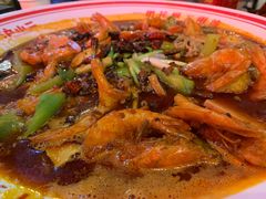 香辣开背虾饭单人餐-炉小二铜锅牛蛙•川湘菜(三里屯店)