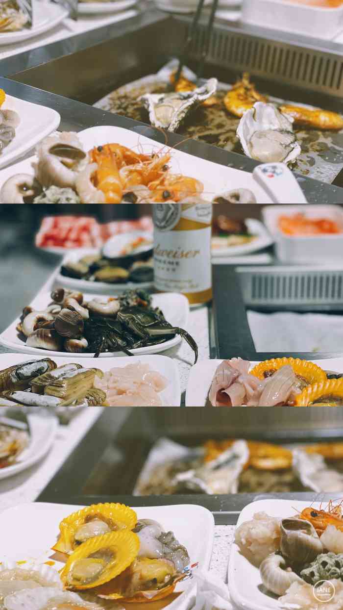 鲜阁坊海鲜自助融合烤肉(温州吾悦店)-"吾悦广场新开一直没去过 和