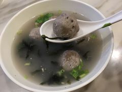紫菜牛肉丸汤-梅县程江腌面王(兴华店)
