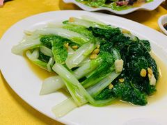 油渣炒芥蓝-老明馨潮汕大排档