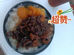老味杏肉红豆刨冰-小胖老味刨冰