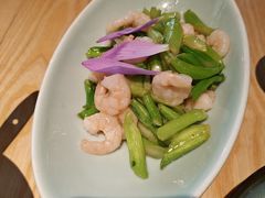 芸菜苔清炒大虾仁-南京大牌档(龙江新城市广场店)