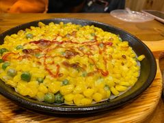 料理烤芝士玉米粒-老东镇啤酒屋海鲜加工·蒸汽海鲜·海鲜烧烤(台东店)
