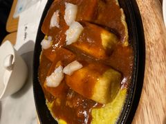 铁板香煎自制滑豆腐-莆田餐厅PUTIEN(三里屯店)