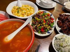 酸豆角炒鸡杂-奶奶的味道(胶州路店)