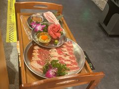 -明洞阿姨·韩式酱蟹烤肉·创意料理(三元桥店)