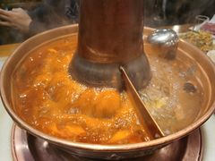鸳鸯锅底-京门老爆三·铜锅涮肉 爆肚(望京店)