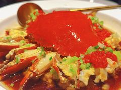 肉饼蒸膏蟹-锦府园·新台州菜(合生汇店)