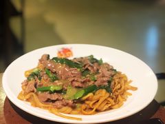 湿炒牛河-幸运牛汕头小黄牛牛肉火锅(梅林店)