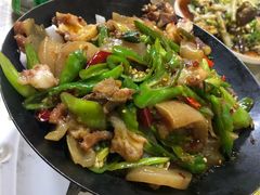 干锅牛脸-老家黄墩饭店