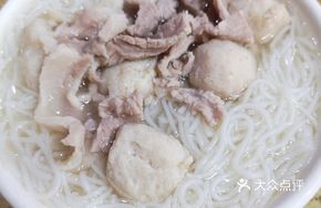 Blood Sausage and Pork Meatball Noodles