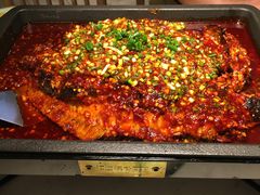 鱼香味鮰鱼-江边城外烤全鱼(长寿路店)