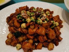 酱爆桃仁鸡-万荣烤鸭店·北京菜(天坛店)