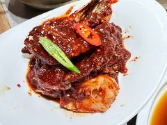 -草家酱蟹炭火烤肉店(珲春南路一店)