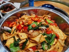 干锅千叶豆腐-湖南文氏湘菜馆(顺河高架路店)
