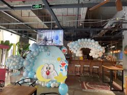 -团子宝宝宴派对百日宴生日布置策划·求婚策划·气球布置别墅民宿