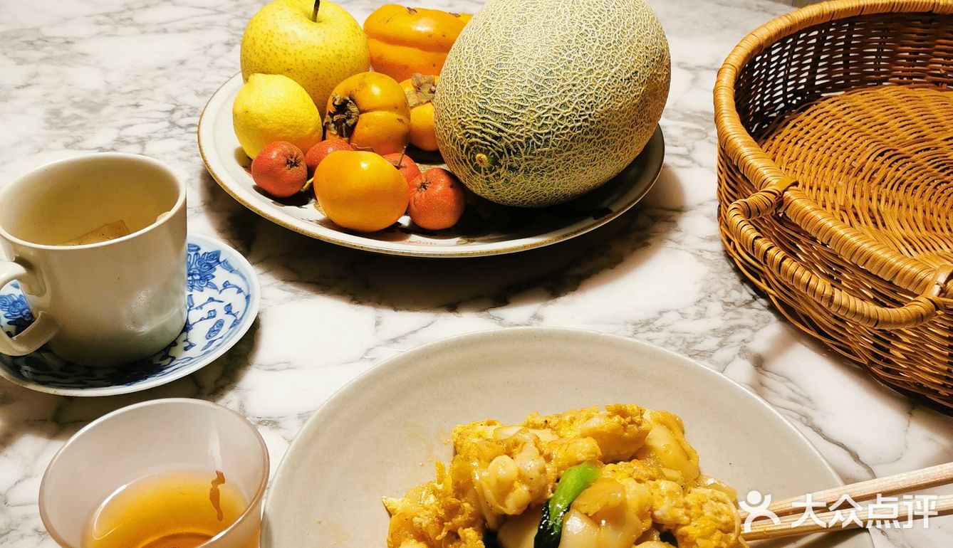 一人食之鲜虾仁青菜炒年糕