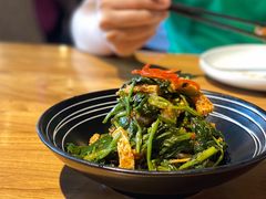 菠菜拌面筋-胖老汉椒麻鸡清真新疆菜(西御街店)