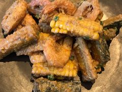 咸蛋黄南瓜甜玉米焗虾-港丽餐厅(高德置地店)