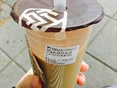 焦糖鲜奶茶-TPLUS茶家(淮海店)