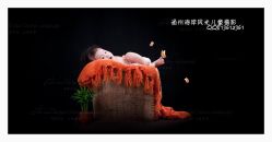 -海岸风光儿童摄影