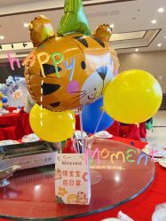 -团子宝宝宴派对百日宴生日布置策划·求婚策划·气球布置别墅民宿