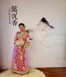 -懿沉香中式嫁衣礼服秀禾服龙凤褂马来褂旗袍总店