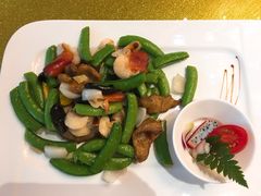 兰豆炒兰花蚌-广州塔晖粤轩中餐厅