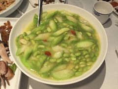 丝瓜烩毛豆-北平楼·烤鸭·北京菜(牡丹园店)