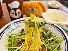 香菜牛肉炒面-碗底挑•湖南小炒粉面饭(大望路店)