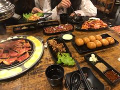 鸡蛋糕+芝士玉米-梵行小馆烤肉(即墨店)