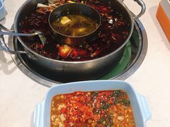 特制的牛蛙小料碟-蛙两只美蛙鱼头火锅(恒茂店)