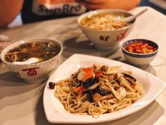 八珍菇干挑面-民间老鸡汤面馆(中山北路店)