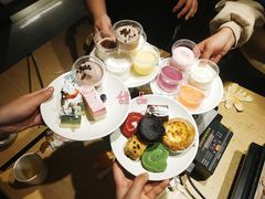 抹茶红豆慕斯-玫瑰花园自助烤肉(顺义鑫海韵通店)