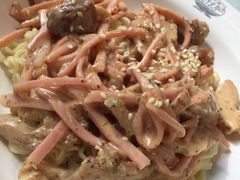 芝麻酱鸡丝火腿公仔面-深仔记茶餐厅(亚士厘道店)