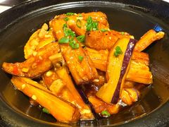 咸鱼茄子煲-百味馆·粤菜·湛江菜(后海花园店)