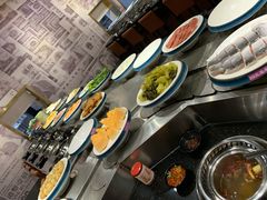 自助调料区-钱小主·自助回旋烤肉火锅餐厅(东方新天地店)