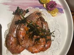 黑胡椒煎阿根廷大红虾-甜阿姨·天台花园私房菜(万松园店)