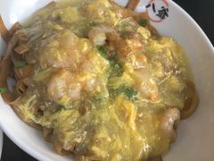 滑蛋虾仁炒河-八爷茶餐厅