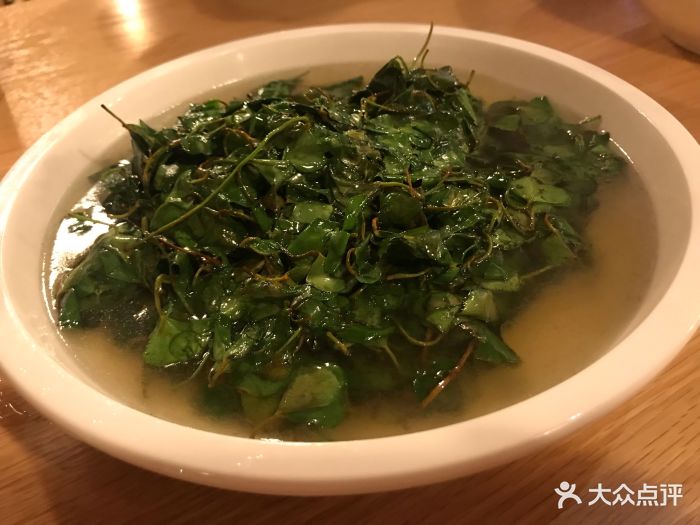 太湖抱朴乡居·水宴餐厅清炒四叶菜图片