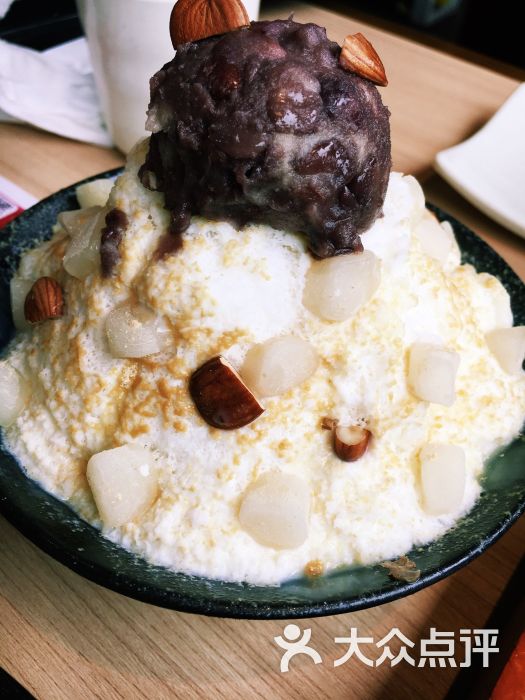 红豆年糕雪花冰