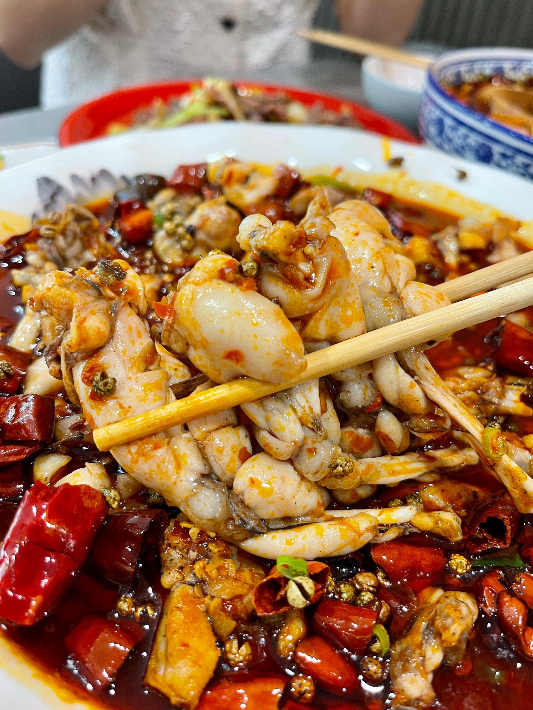 n	
✔️没我馋的馋嘴蛙每次b点!伴着花椒香,辣椒香,香气扑