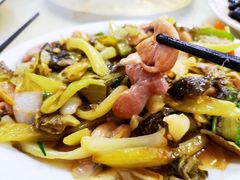 酸菜炒大肠-红炎炎农家菜老字号(金水台店)