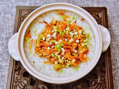 樱花虾葱椒和田鸡焗饭-临江宴(陆家嘴店)